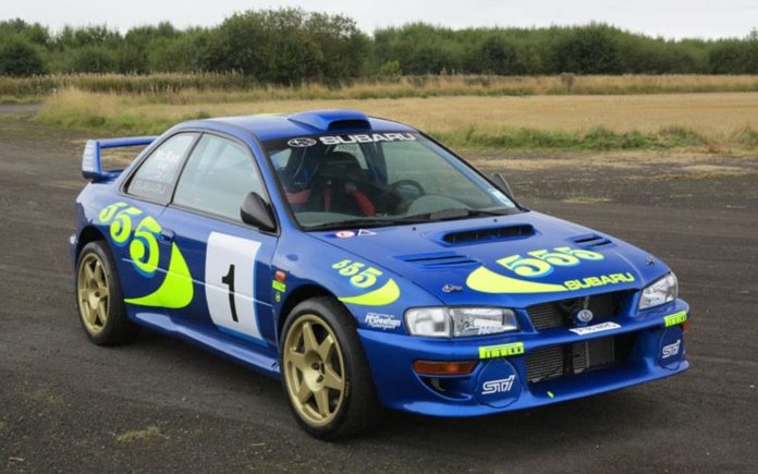 A Star Subaru – £175,000 to £200,000 estimate on 1996 Subaru Impreza PR0WRC97001 – To be auctioned by H&H Auctioneers at the Royal Automobile Club at Woodcote Park in Surrey on 6th June 2017.