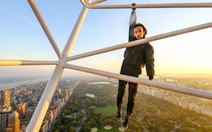 The Spirit of the Daredevil – New York’s tallest building climber, teenager Justin Casquejo