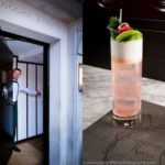 The-entrance-to-The-Luggage-Room-and-the-cocktail-that-was-served-to-guests