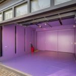 The-garage-is-anything-but-neutral-in-colour-1