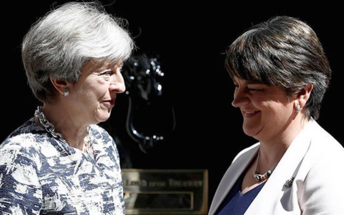 DUPed – Theresa May’s deal with the DUP’s Arlene Foster is dangerous, irresponsible and about nothing other than her personal quest for power.