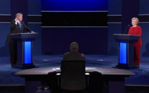 Trump’s hiding – Donald Trump loses to Hillary Clinton in the first of a series of presidential debates