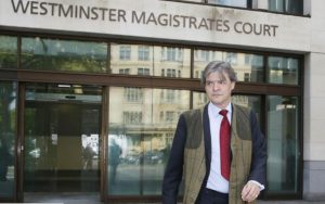 From Gilet to Jail – Bankrupt bigot baron Rhodri Philipps, Viscount St Davids jailed for 12 weeks and slapped with a restraining order for 5 years.