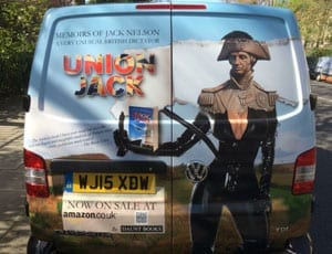 Spot and photograph this van and be sent a copy of'Union Jack: Memoirs of Jack Nelson, a Very Unusual British Dictator' by Charles Mitford Cust