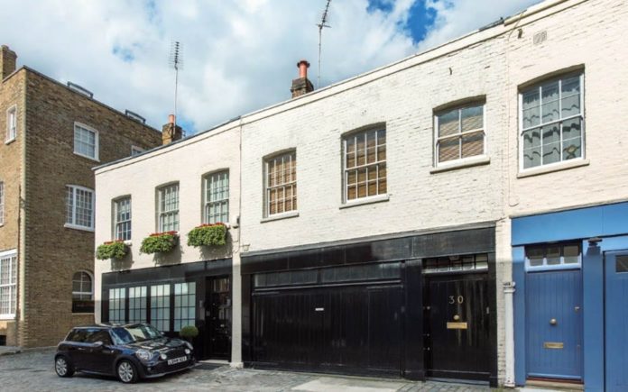 A Bargain in Belgravia – 30 Wilton Row, Belgravia, London, SW1X 7NS, United Kingdom – Mews house with garaging for five cars for sale for £1.5 million ($2 million, €1.7 million or درهم7.2 million) through Ayrton Wylie.