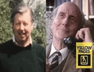 Michael Russell (1933 – 2020) – The man who brought J. R. Hartley to life – Publisher Michael Russell brought the mythical J. R. Hartley by writing his spoof memoirs. He was known for being witty and loved horses and fishing.