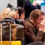 Angry Anth’ – Anthea Turner swings into action to resolve a row with her magic mushroom loving fiancé Mark Armstrong at Heathrow Airport.