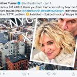 Angry Anth’ – Anthea Turner swings into action to resolve a row with her magic mushroom loving fiancé Mark Armstrong at Heathrow Airport.
