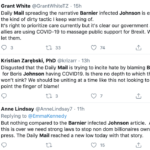 A Double Fail – Mail on Sunday blame Barnier for BoJo’s coronavirus – ‘The Mail on Sunday’ went far too far in attempting to blame Michel Barnier for Boris Johnson getting coronavirus and the Chinese for virtually everything else. Sunday 29th March 2020.