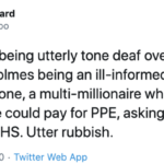 Moron of the Moment – 5G fool Eamonn Holmes – Multi-millionaire 5G conspiracy theorist Eamonn Holmes deserves condemnation for inviting a scion to a billion pound fortune on to ‘This Morning’ to discuss COVID-19 instead of war hero Captain Tom Moore who has raised £4 million for the NHS.
