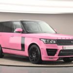 A Cut Price Mucky Motor – Repossessed Katie Price Range Rover for sale – Saxton 4×4 slash the asking price for the especially hideously coloured ex-Katie Price ‘Barbie Rosa’ pink 2015 Land Rover Range Rover to £50,000.