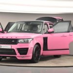 A Cut Price Mucky Motor – Repossessed Katie Price Range Rover for sale – Saxton 4×4 slash the asking price for the especially hideously coloured ex-Katie Price ‘Barbie Rosa’ pink 2015 Land Rover Range Rover to £50,000.