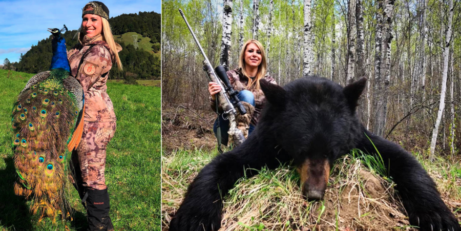 Moron of the Moment – Sheep shooter Larysa Switlyk – “Bitch of the first order” Larysa Switlyk takes to Instagram during the coronavirus lockdown to brag about her latest massacres; this moronic monster previously paid to shoot sheep in England.