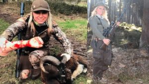 Moron of the Moment – Sheep shooter Larysa Switlyk – “Bitch of the first order” Larysa Switlyk takes to Instagram during the coronavirus lockdown to brag about her latest massacres; this moronic monster previously paid to shoot sheep in England.