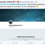The Baloney of Barrymore – Michael Barrymore disgraces himself again – Michael Barrymore’s bizarre rant prior to Channel 4’s documentary about the death of Stuart Lubbock proves him a lying maniac; the crazed nutjob has now also blocked ‘The Steeple Times’