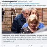 Deport Rotten Rolf – Why was the paedo Rolf Harris not deported? As a deportation flight leaves for Jamaica, Twitter users have rightly angrily reacted asking why the paedophile Rolf Harris was not sent back to Australia after his release.