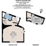Going Thin – Two Into One? The Thin House, 5 Thurloe Square, South Kensington, London, SW7 2TA, United Kingdom. Second apartment in South Kensington’s famous ‘Thin House’ comes to the market in March 2020 after another has languished for sale for four years since 2016. Second floor for sale through Winkworth for £875,000. Third floor for sale through Rokstone for £895,000.