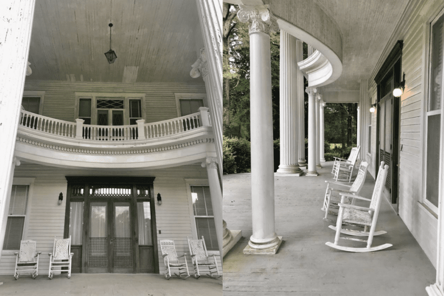 Mini White House in Mississippi £299k mini mansion