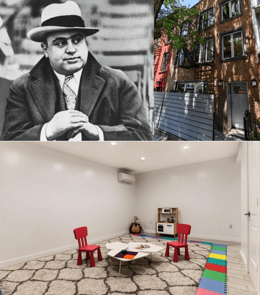 Moving On – July 2020 – Capone, Conran & Kennedy – Moving on homes owned by the newsworthy – including a country house apartment in a castle currently owned by Jasper Conran and the childhood homes of Al Capone and Jackie Kennedy.