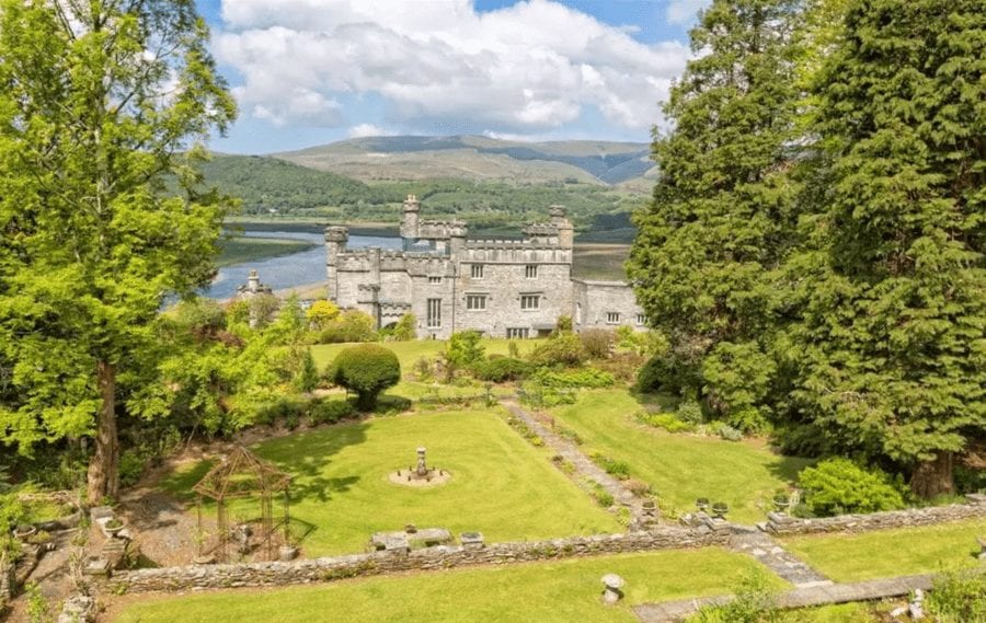 Mocking The Dockers – Former home of Sir Bernard and Lady Docker – Glandyfi Castle, Glandyfi, near Machynlleth, Ceredigion, Powys, Mid Wales, SY20 8SS, United Kingdom for sale through Strutt & Parker – Welsh ‘mock castle’ once occupied by notorious spendaholic Lady Docker for sale for £2.85 million; the Dockers were turfed out in 1956 after it was discovered they’d lavished the equivalent of £1.3 million today of company money on the place without permission.