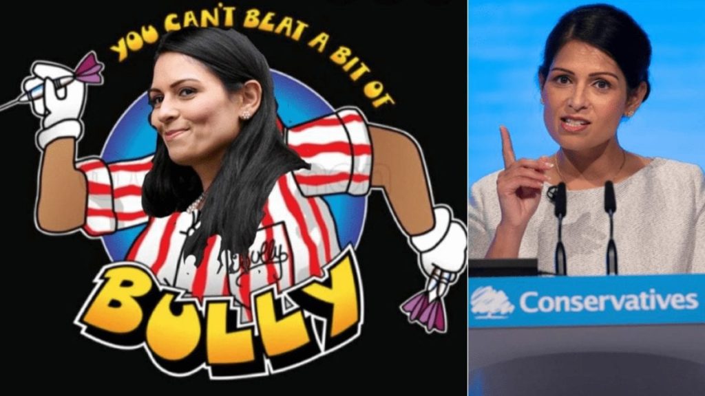 A Bit of A Bully – Priti Patel – Priti Patel contradicts over Christmas – Well-known bully Priti Patel inspires a bingo game after her latest “egregious” telly box blunder over Christmas Covid-19 rules.