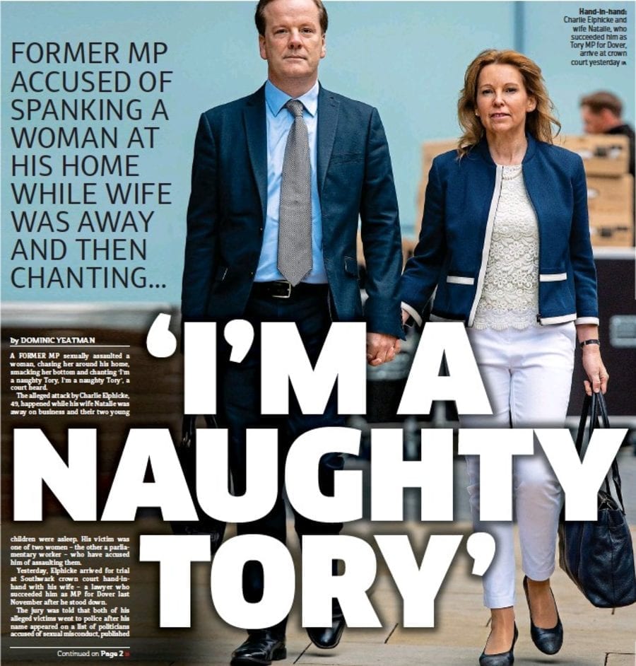 A French Farce – Conservative Party coverup of sex scandal? Matthew Steeples slams the likely coverup of the latest Conservative Party sex scandal involving a still unnamed MP as a “French farce.” In the wake of the conviction of the sex offender ex-MP ‘Naughty Tory’ Charlie Elphicke, one would have thought that the Tories would have come to their senses over protecting alleged sex offenders.