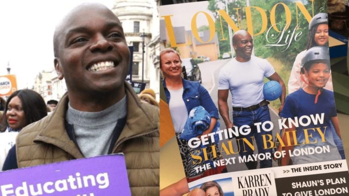 Bombed Out Bungling Bailey 2021 – Shaun Bailey slammed again – Wannabe Mayor of London Shaun Bailey’s deceptive ‘London Life’ called out for exactly what it is by ‘This Is North Kensington’ – “An election leaflet disguised as a magazine” (featuring ‘Poundland muckspreader’ Karren Brady).