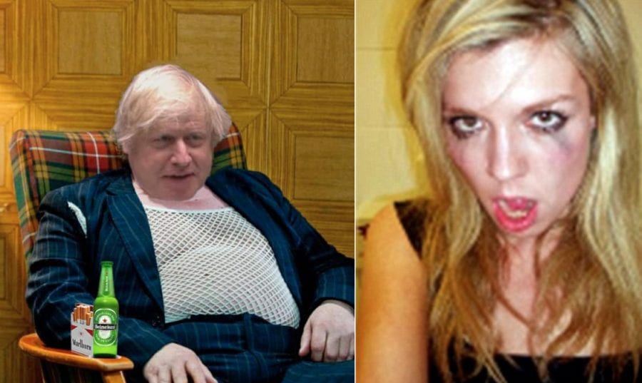 G7 Boris Johnson and Carrie Johnson