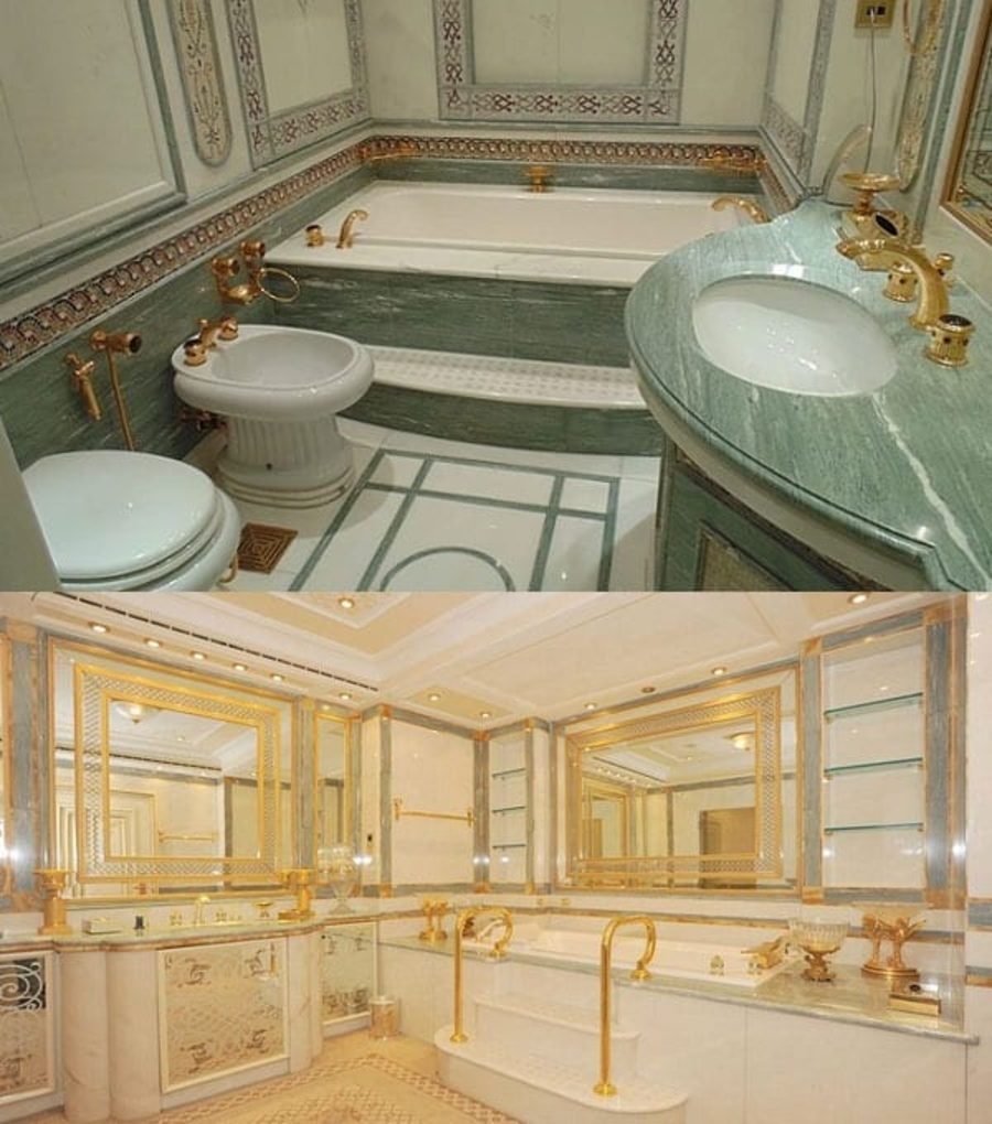 The 62,000 Square Foot McMansion – Amongst items removed were 24 marble bathrooms and Murano glass chandeliers.