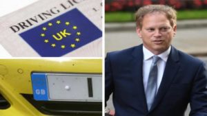 Grant Shapps UK GB car stickers 1