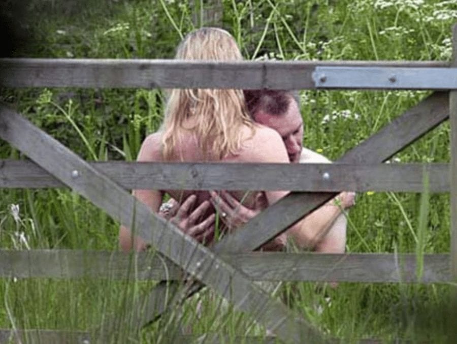 Katie Hopkins sex in a field