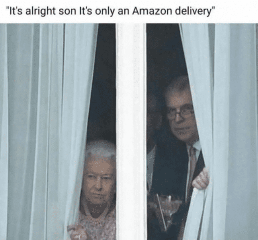 Prince Andrew Queen Amazon delivery