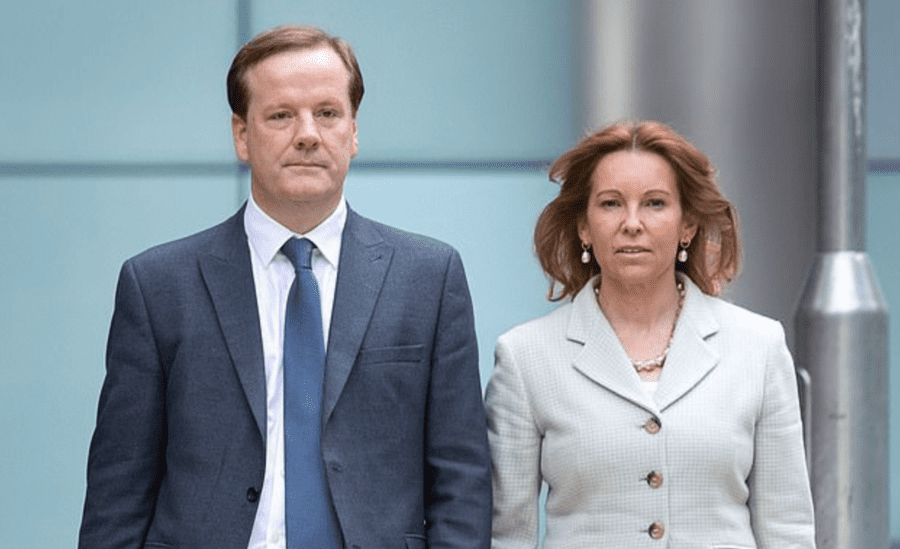 Convicted sex offender Charlie Elphicke and wife Natalie Elphicke MP