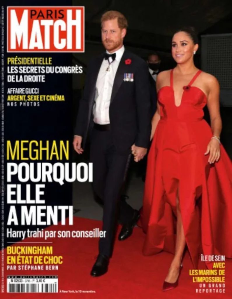 Why Meghan lied Paris Match November 2021