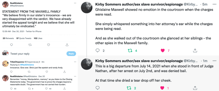 3 Ghislaine Maxwell family statement Kirby Sommers conviction