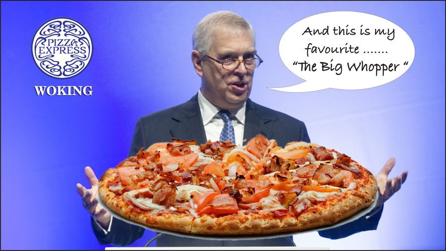Prince Andrew Pizza Express