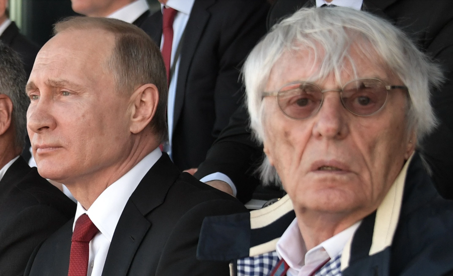 Bernie Ecclestone and Vladimir Putin 1
