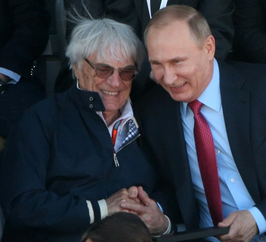 Bernie Ecclestone and Vladimir Putin 2