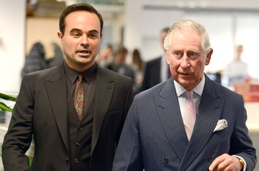 With Prince Charles