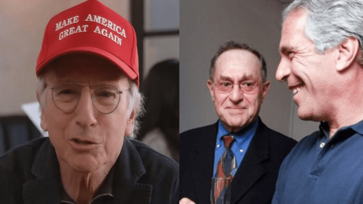 Dershowitz Ditched – Larry David Snubs Alan Dershowitz