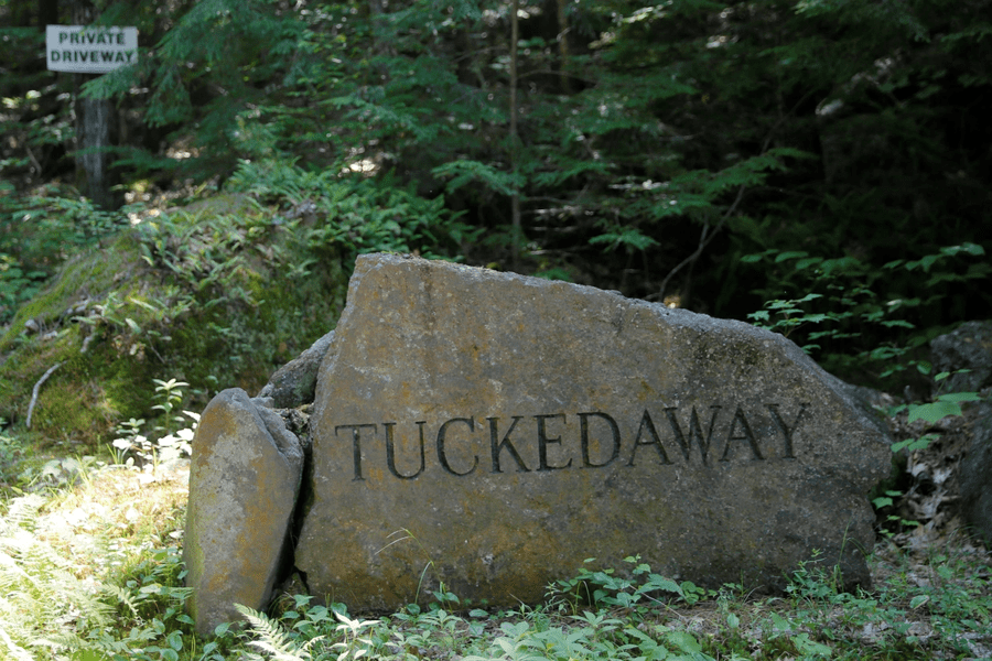 Tuckedaway sign