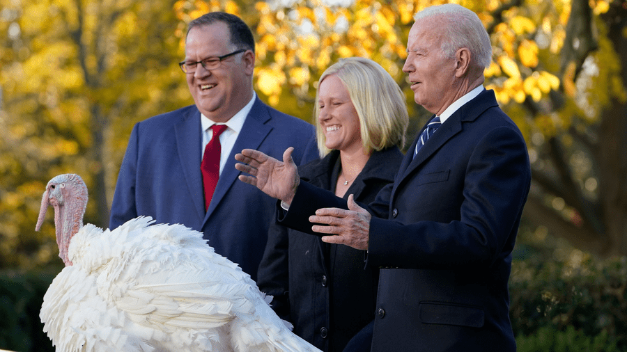 Joe Biden pardons turkey