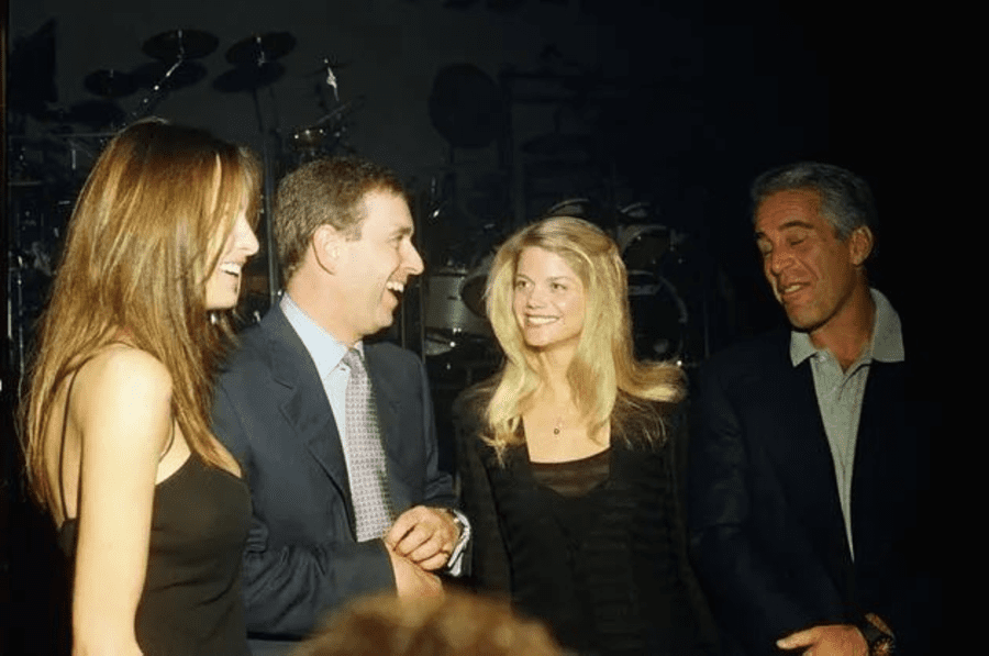 Prince Andrew Melania Trump Jeffrey Epstein
