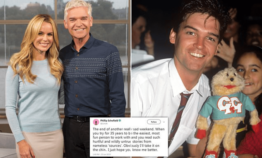 Gordon The Gopher Amanda Holden I'll Take It On The Chin Phillip Schofield