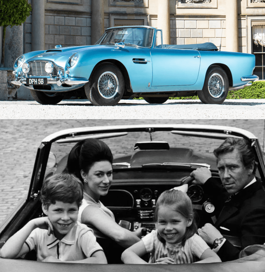 The 1964 Aston Martin DB5 that was owned by Peter Sellers CBE, the 1st Earl of Snowdon and later Chris Evans.