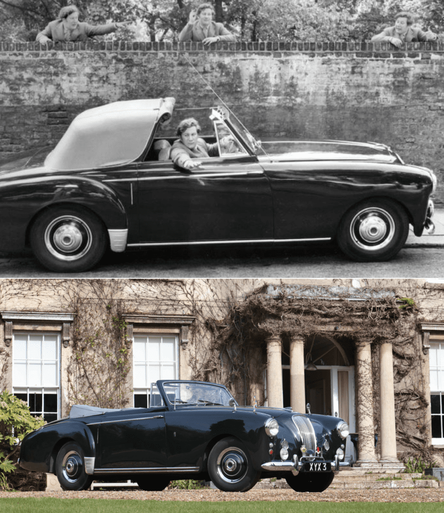 Sir Peter Ustinov 1953 Lagonda DB drophead coupe Prince Philip