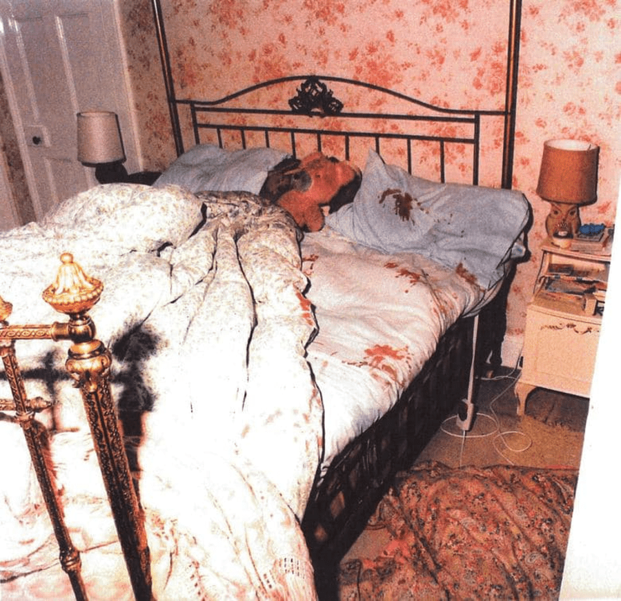 One of the bedrooms at the farm; a truly horrific scene that will go down in history as a murder most horrid. If it is proven that Jeremy Bamber was NOT the killer, this case will also go down in history as one of Britain’s worst miscarriages of justice.
