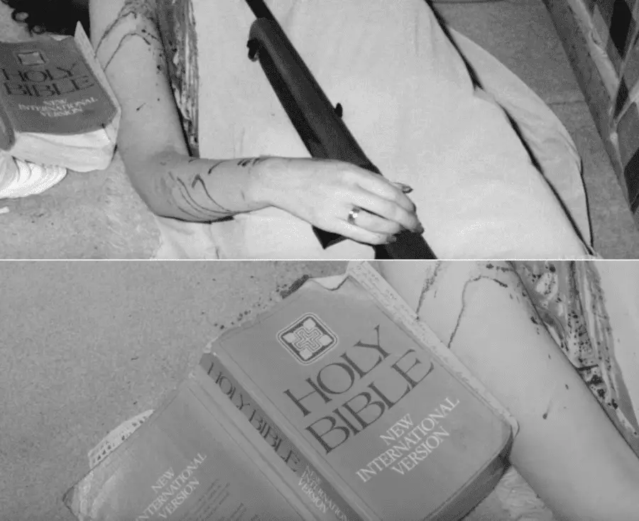 The clearly left open bible next to the body of Sheila Caffell was photographed by Essex Police, but was then not submitted as evidence and destroyed. A supposed suicide note also disappeared and countless other evidence was clearly tampered with. “What motivation did those processing the scene have to do this?” is a question that Essex Police and prosecutors have repeatedly failed to answer.