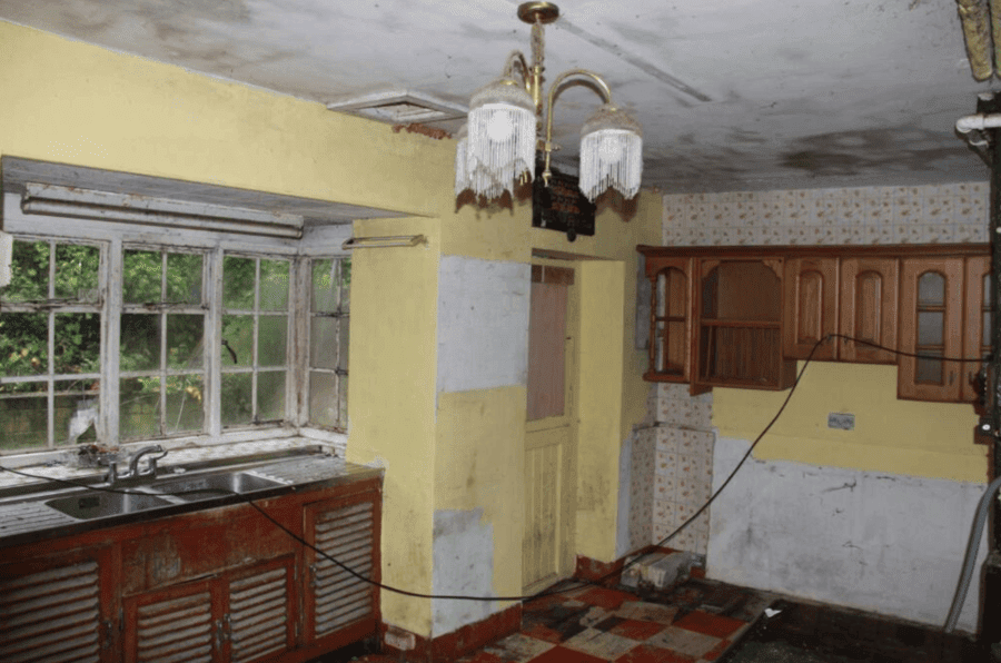 Decrepit kitchen