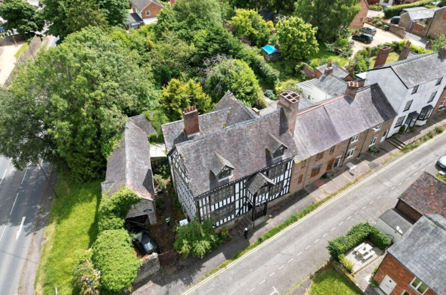 Aerial view Tower House